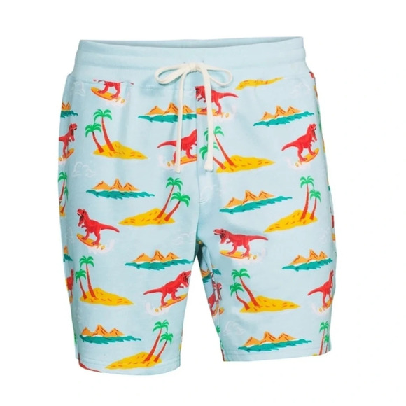 No Boundaries Lounge Shorts dinosaurs size XL 40-42 unsex - Picture 1 of 12
